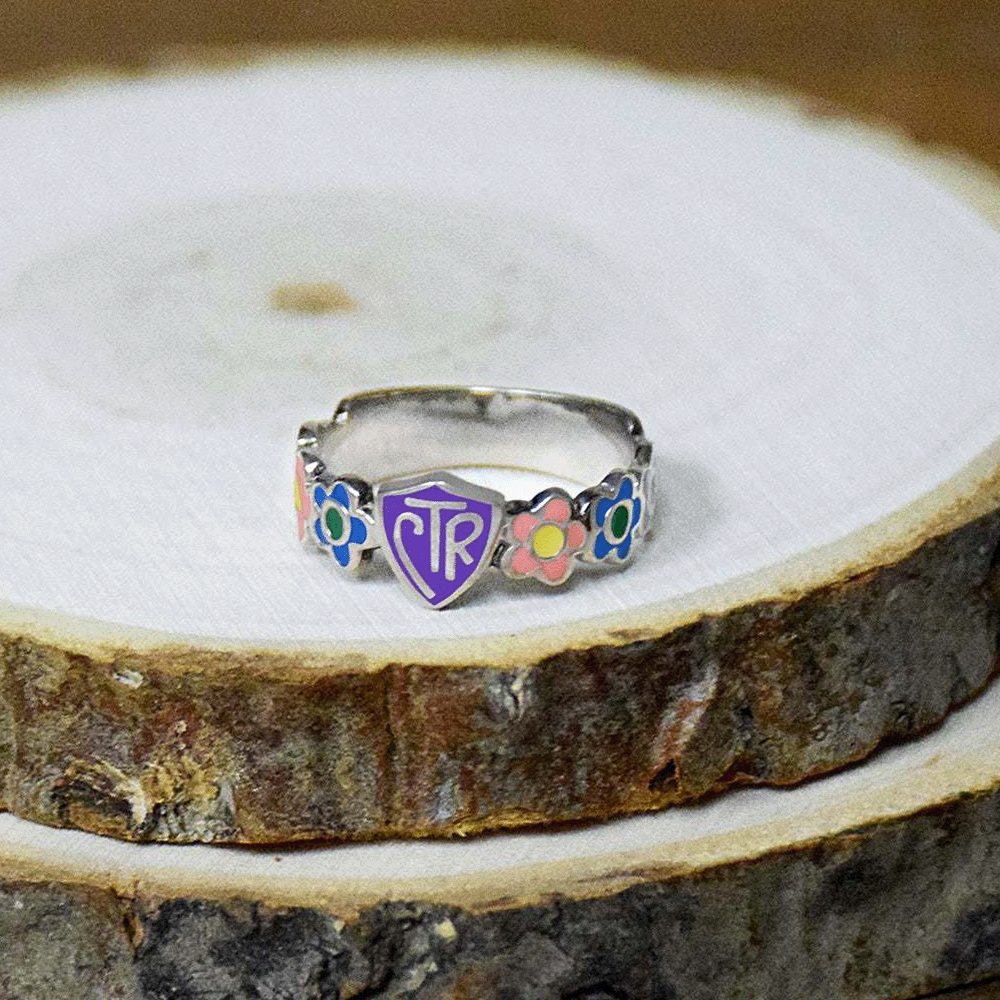 Flower Petals CTR Ring, , large