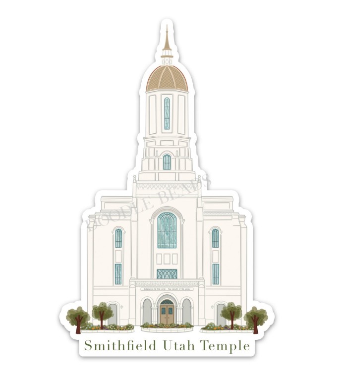 Smithfield Utah Temple Sticker