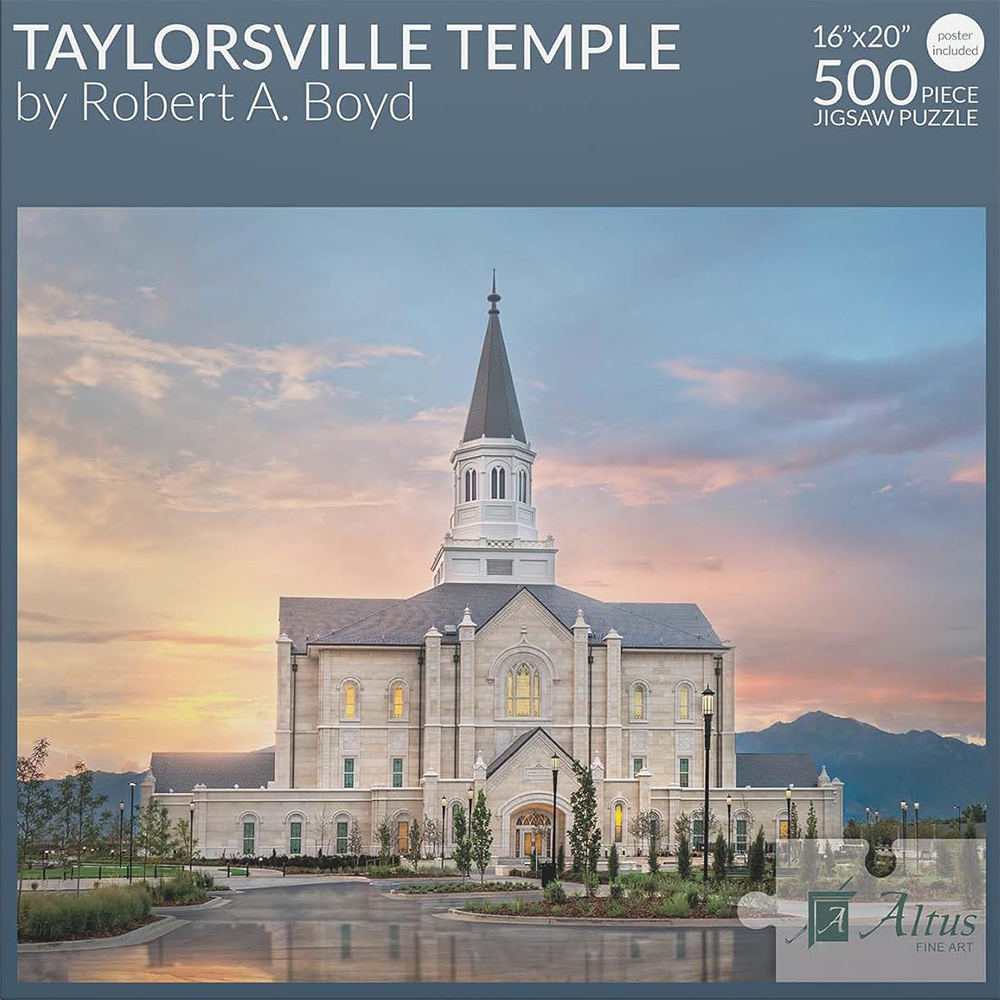 Taylorsville Utah Temple 500 Piece Puzzle