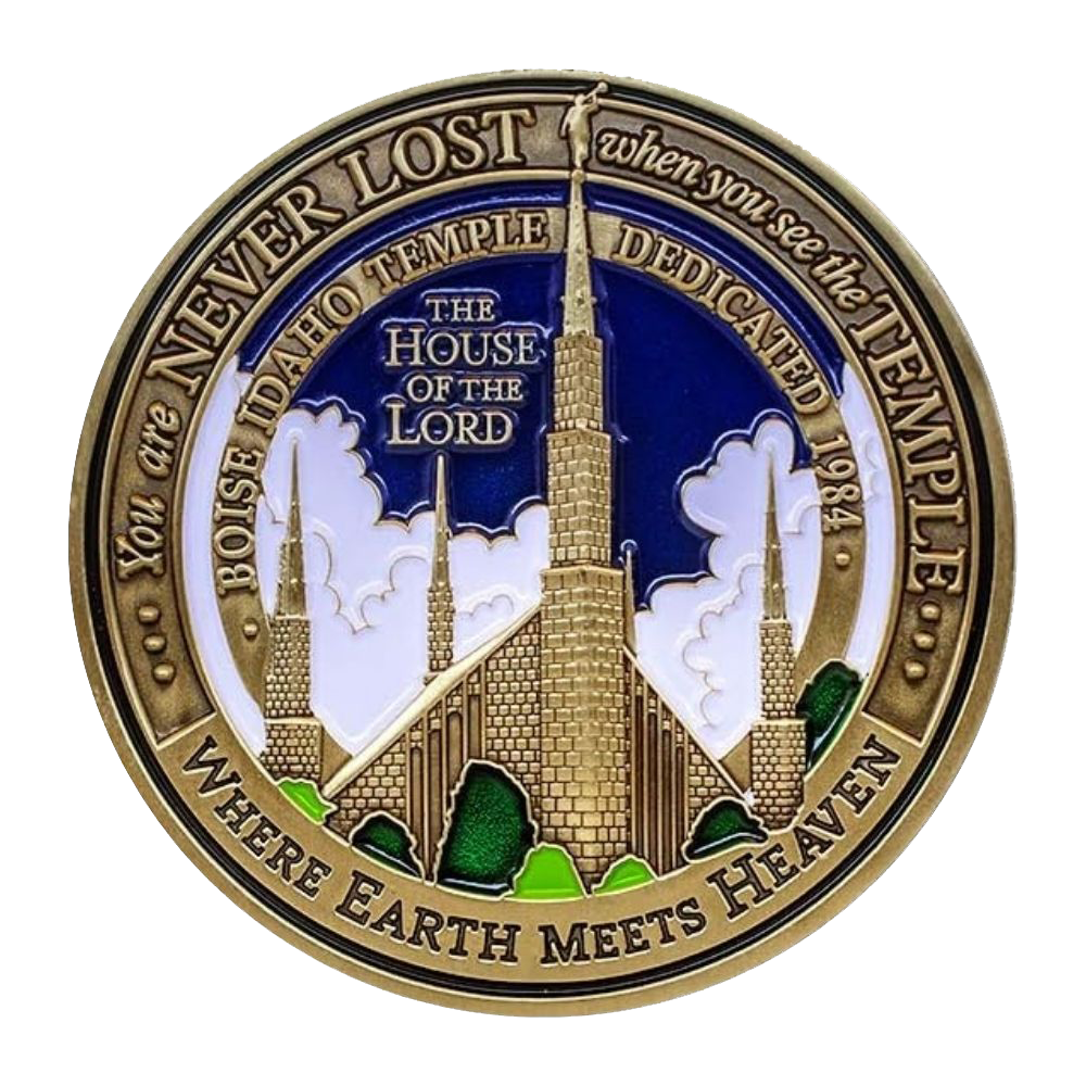 Boise Idaho Temple Temple Medallion Coin