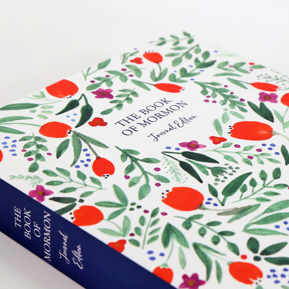 The Book of Mormon, Journal Edition, Red Floral (No Index), , large image number 7