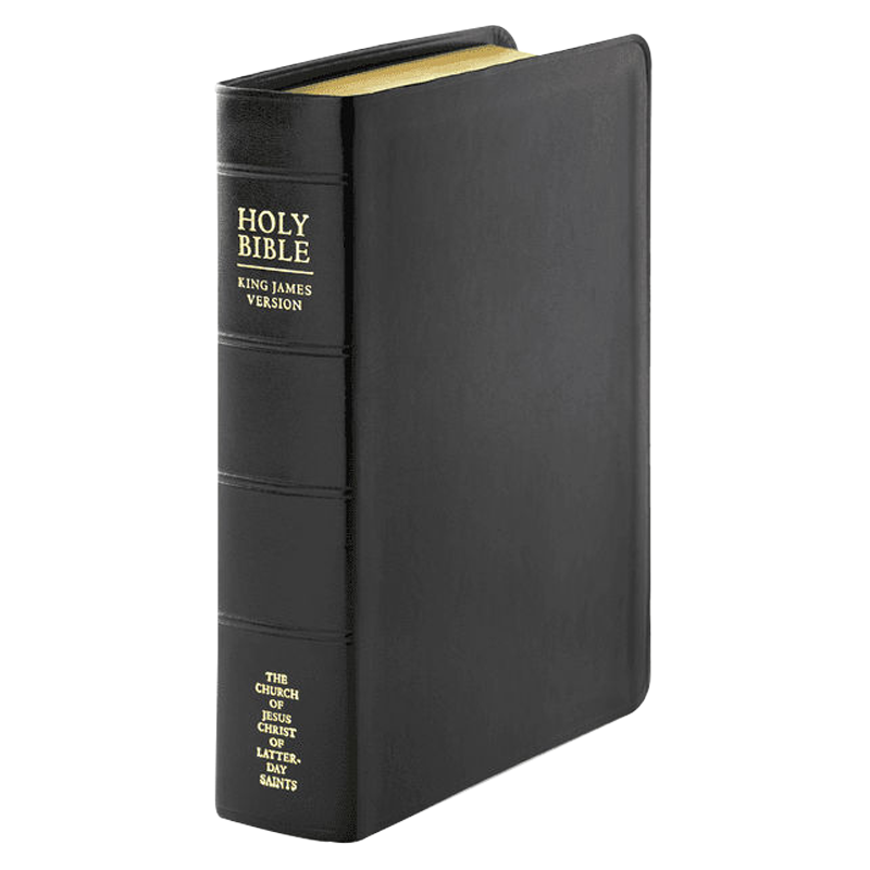 Holy Bible Simulated Leather, Regular Indexed, Black