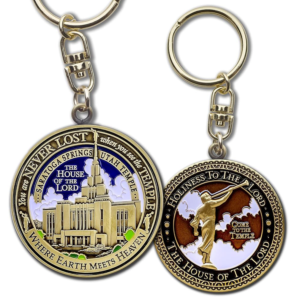 Saratoga Springs Utah Temple Keychain, , large image number 3