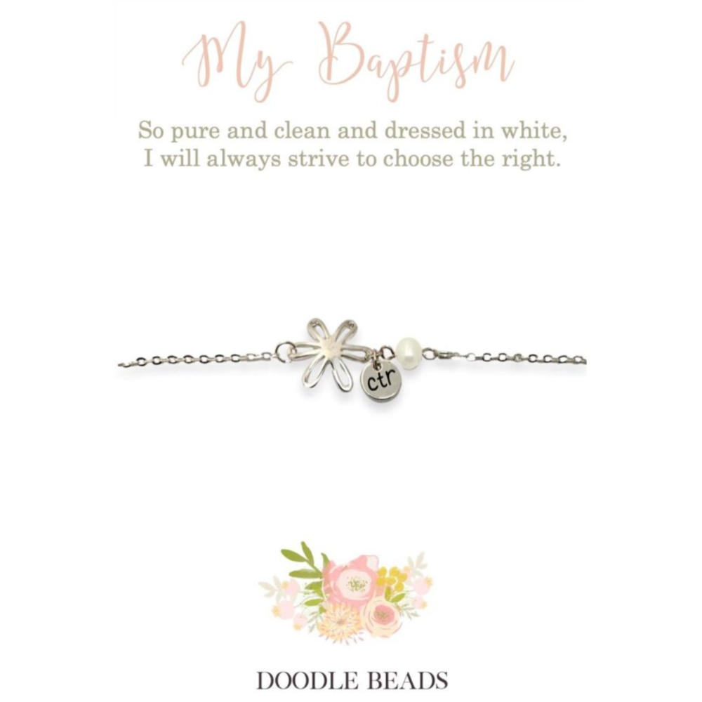 My Baptism CTR Bracelet