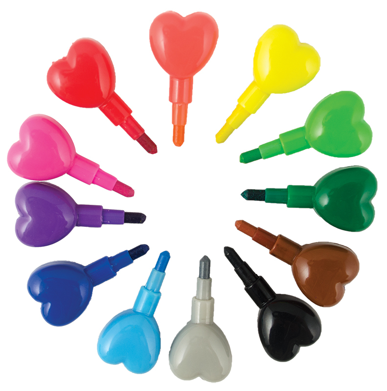 Heart to Heart Stacking Crayon, , large