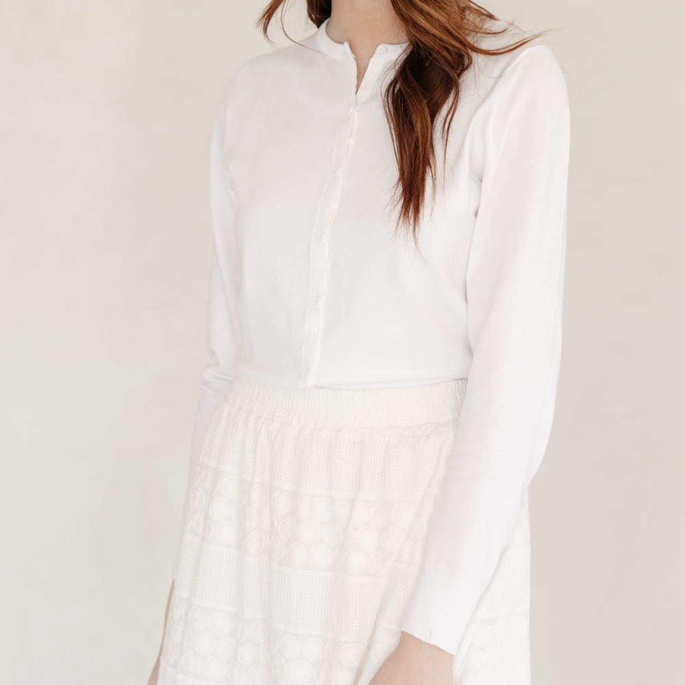 Ensley White Temple Sweater, , large image number 5
