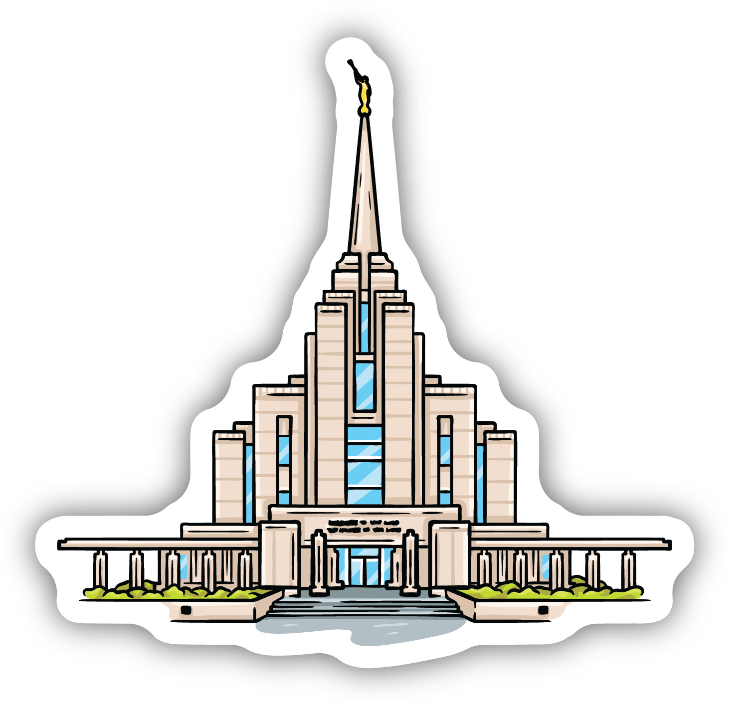 Sticker Rexburg Temple
