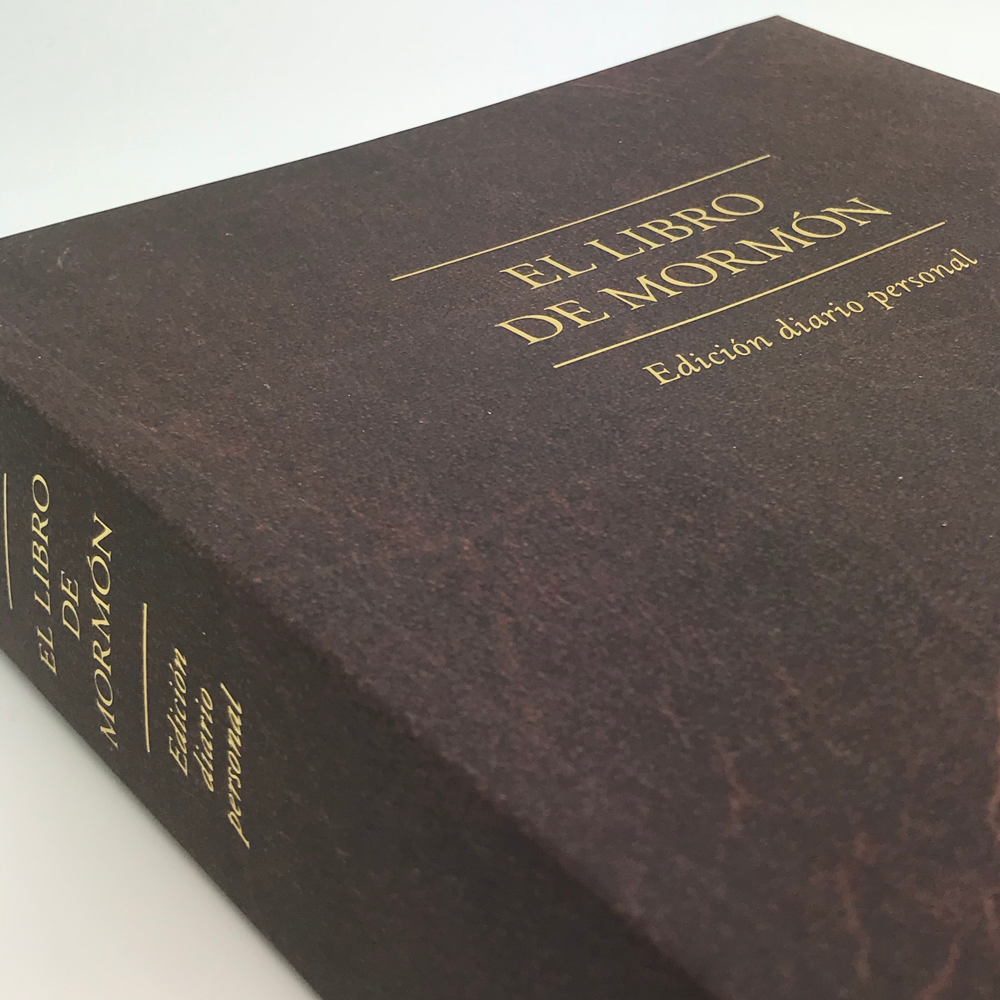 The Book of Mormon,  Journal Edition, Brown (No Index) (Spanish), , large