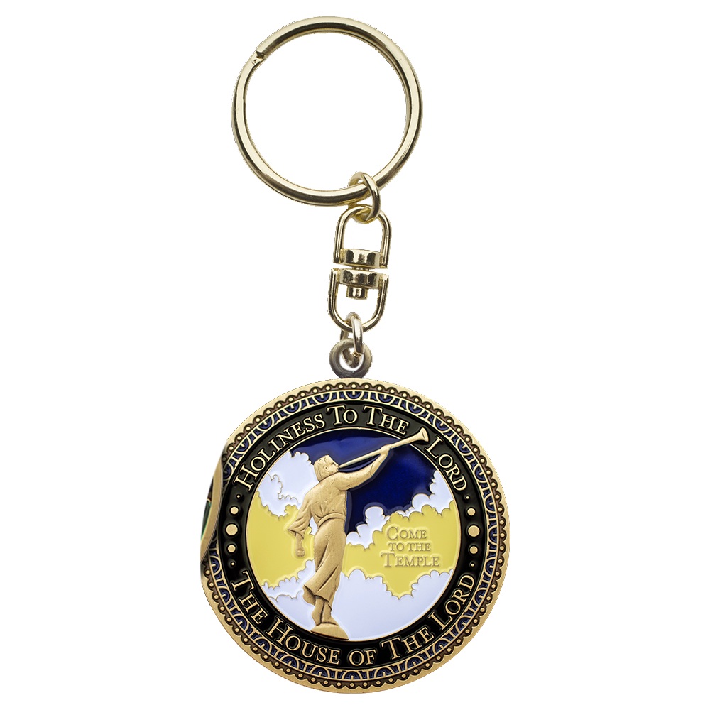 Portland Oregon Temple Keychain, , large