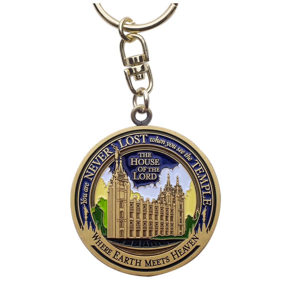 Salt Lake Utah Temple Keychain