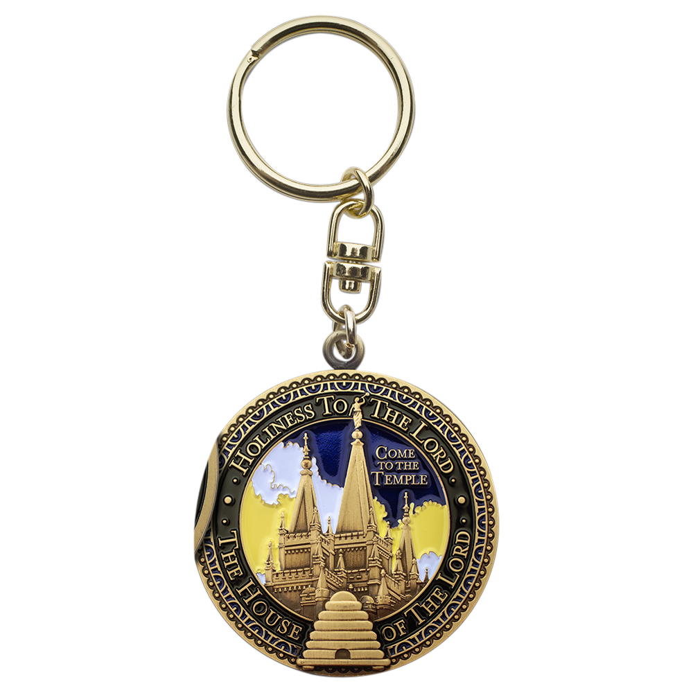 Salt Lake Utah Temple Keychain, , large