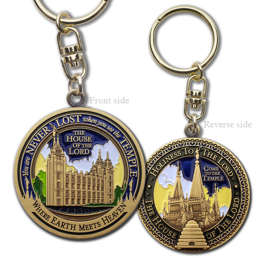 Salt Lake Utah Temple Keychain, , large image number 2