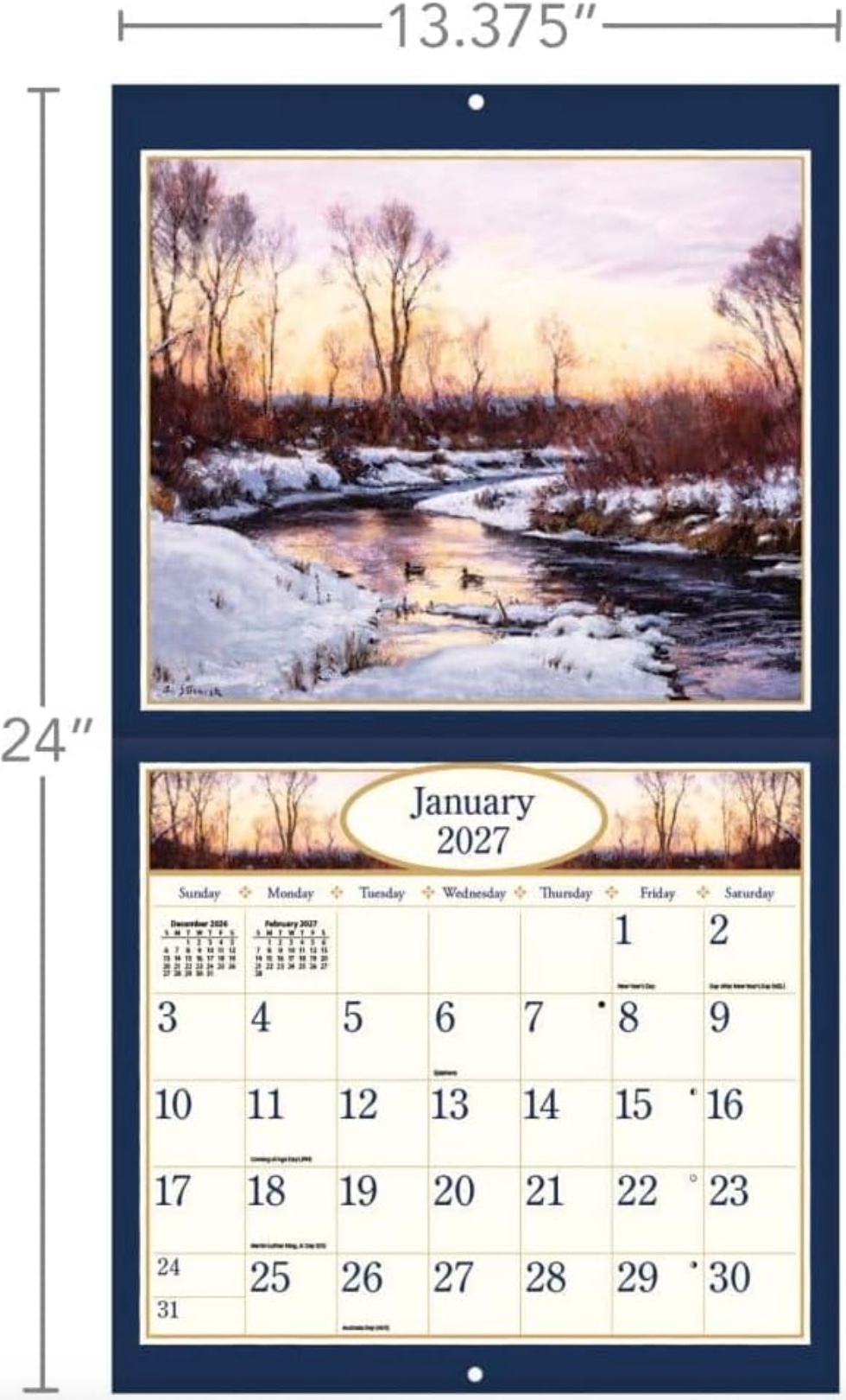2027 Four Seasons Wall Calendar, , large