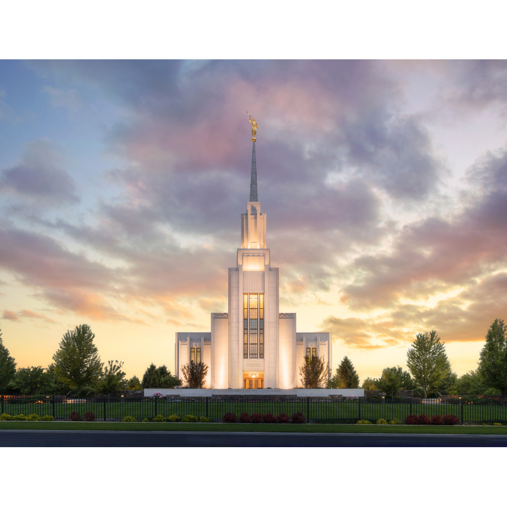 Twin Falls Idaho Temple - Glory to the Highest Print  