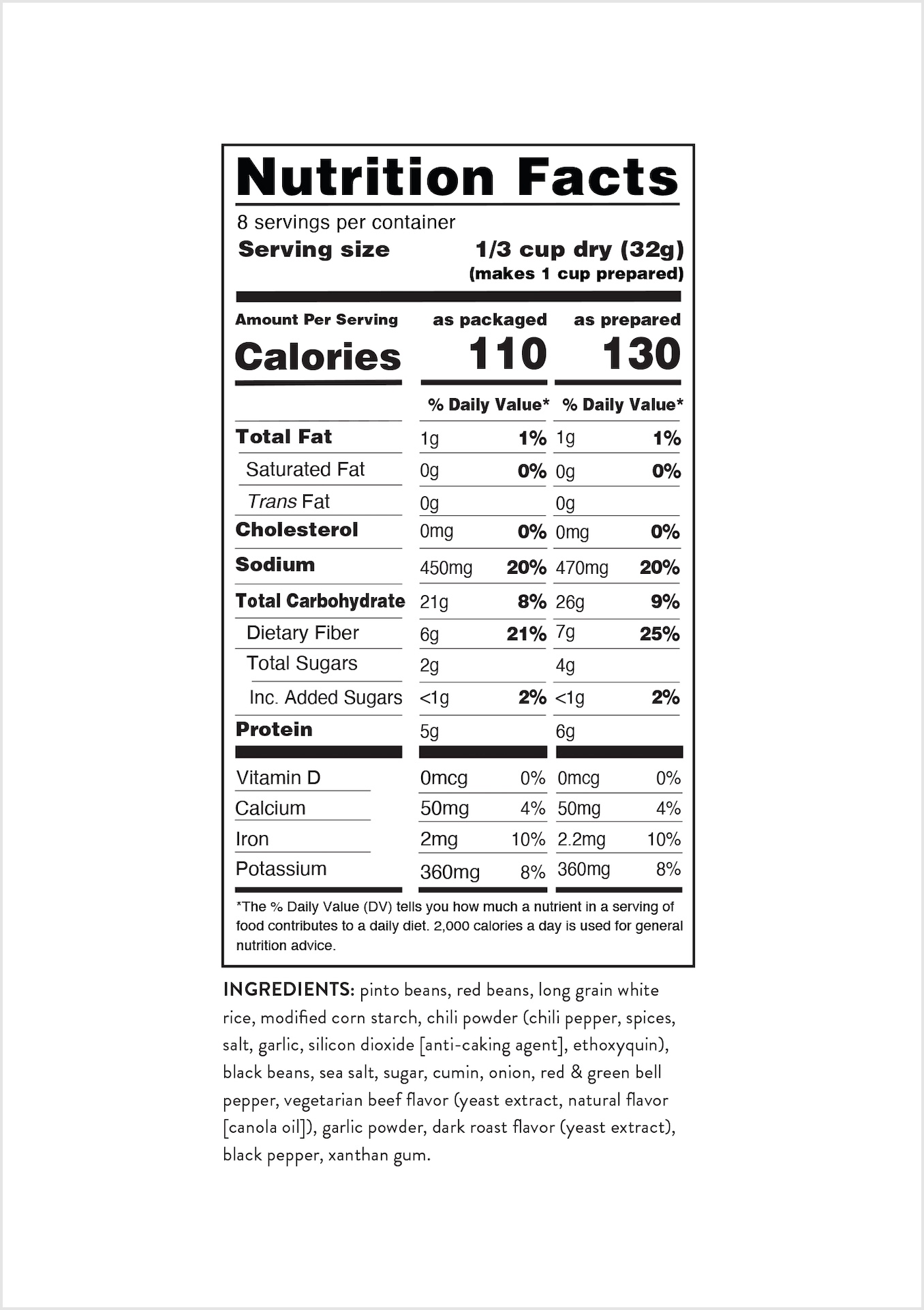 Simple Kitchen Hearty Chili Soup Mix Single Pouch, , large