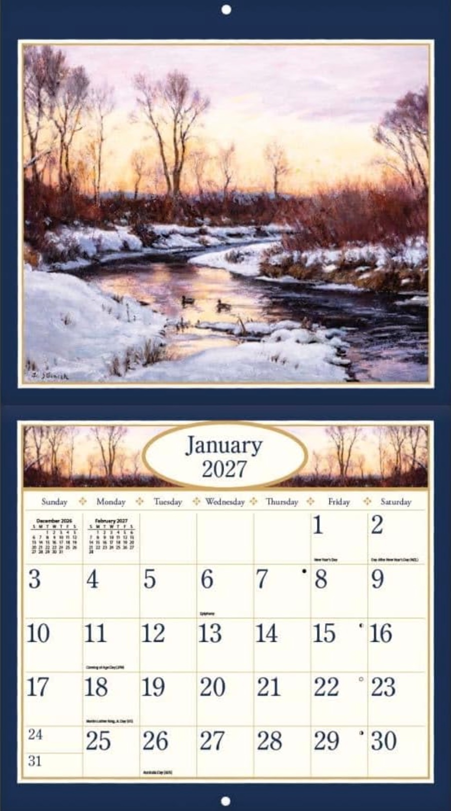 2027 Four Seasons Wall Calendar, , large image number 2