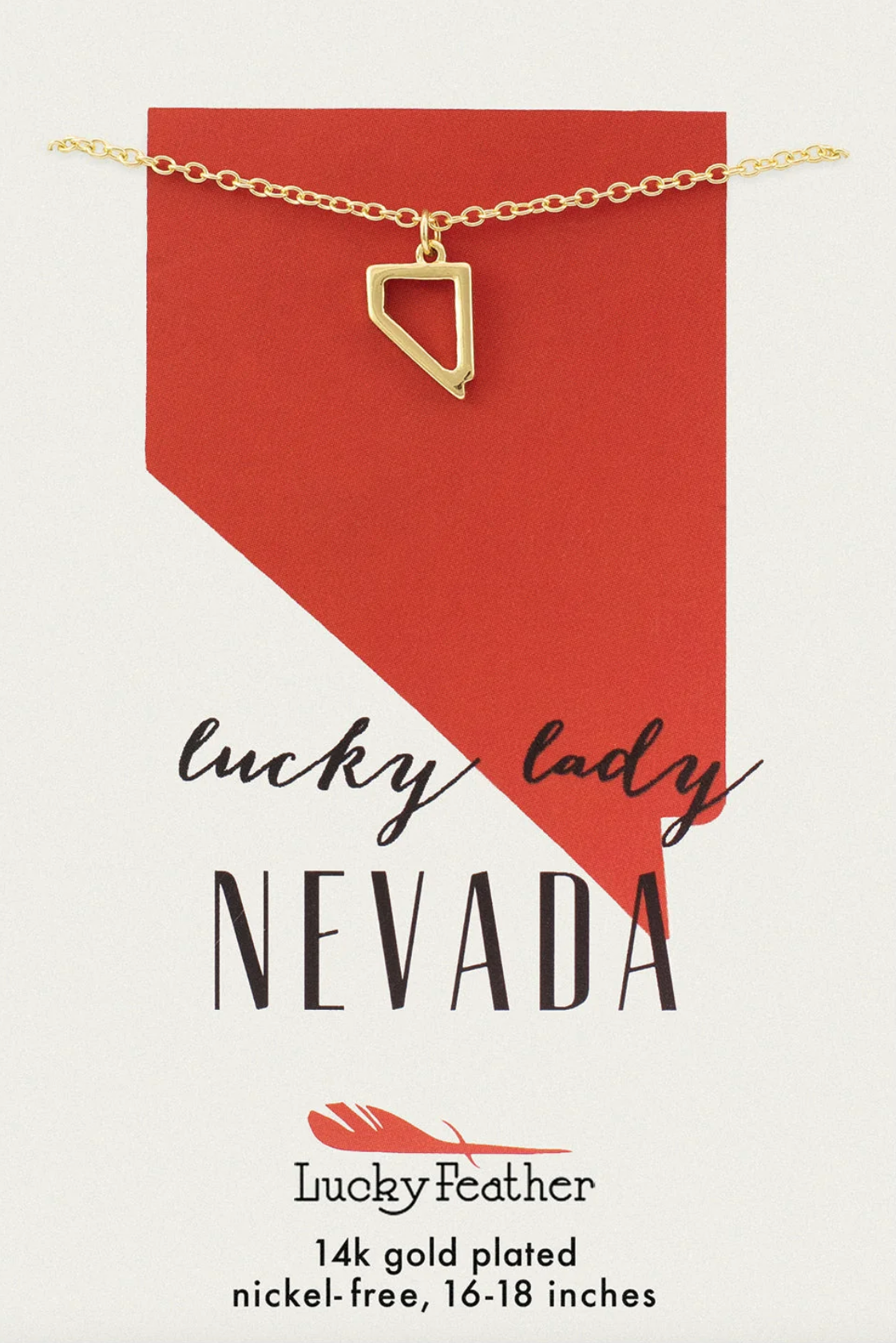 Nebraska State Necklace