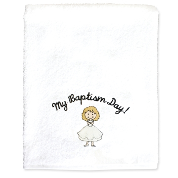 My Baptism Day Towel - Blonde Hair, , large image number 3