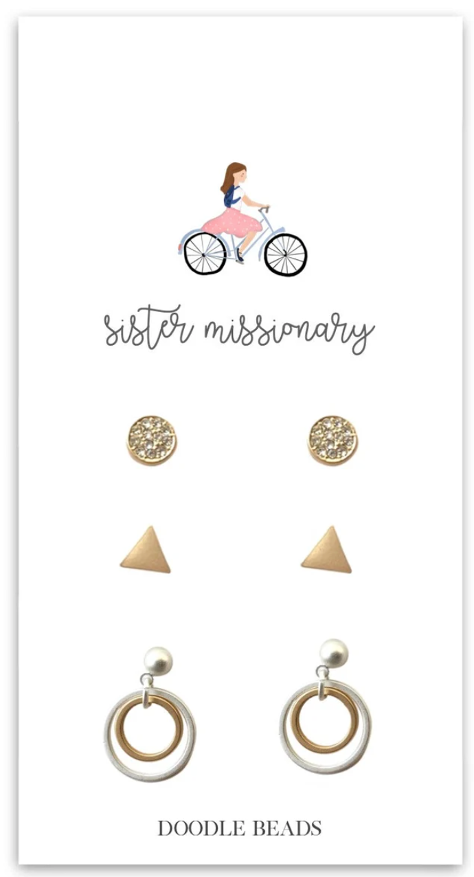 Sister Missionary Eliza Earring Set, , large