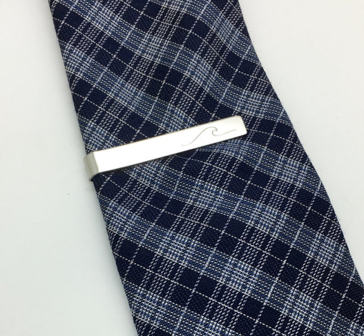 Catch the Wave Tie Bar, , large