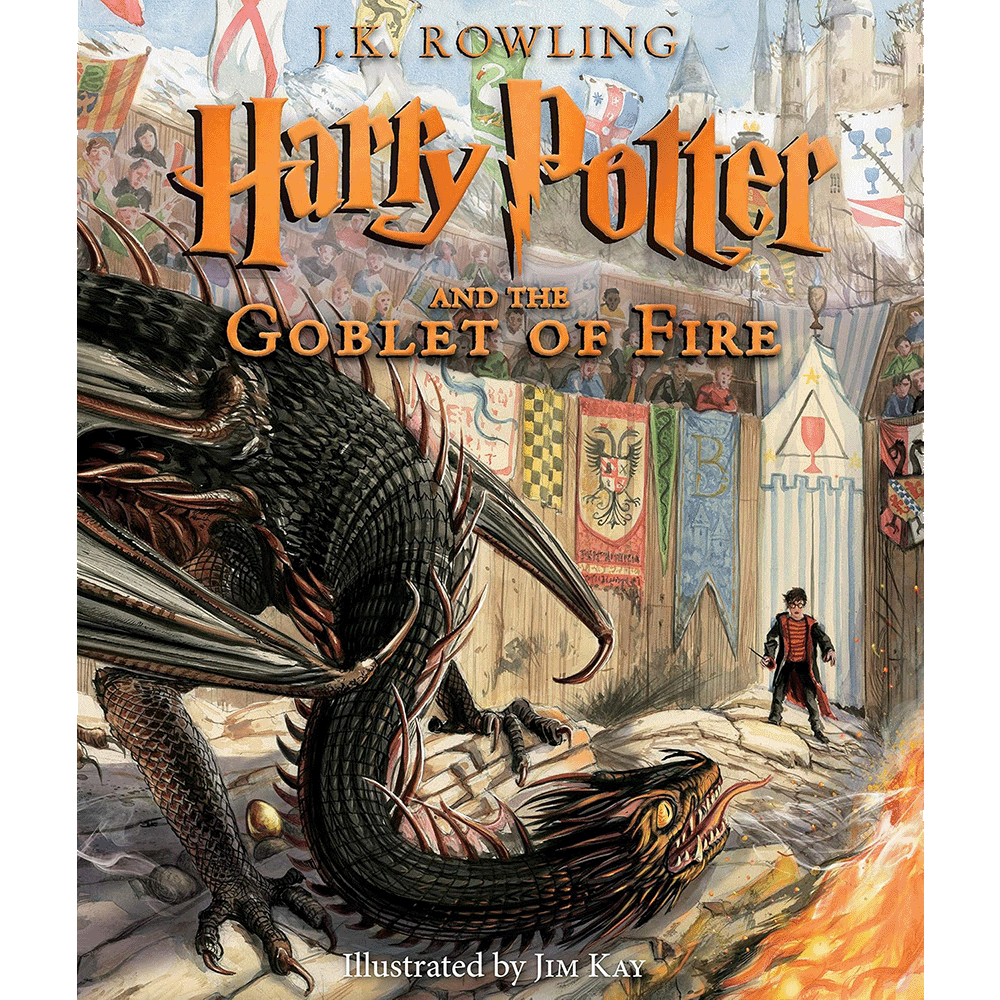 Harry Potter And The Goblet Of Illustrated Edition (Harry Potter, Vol 4)