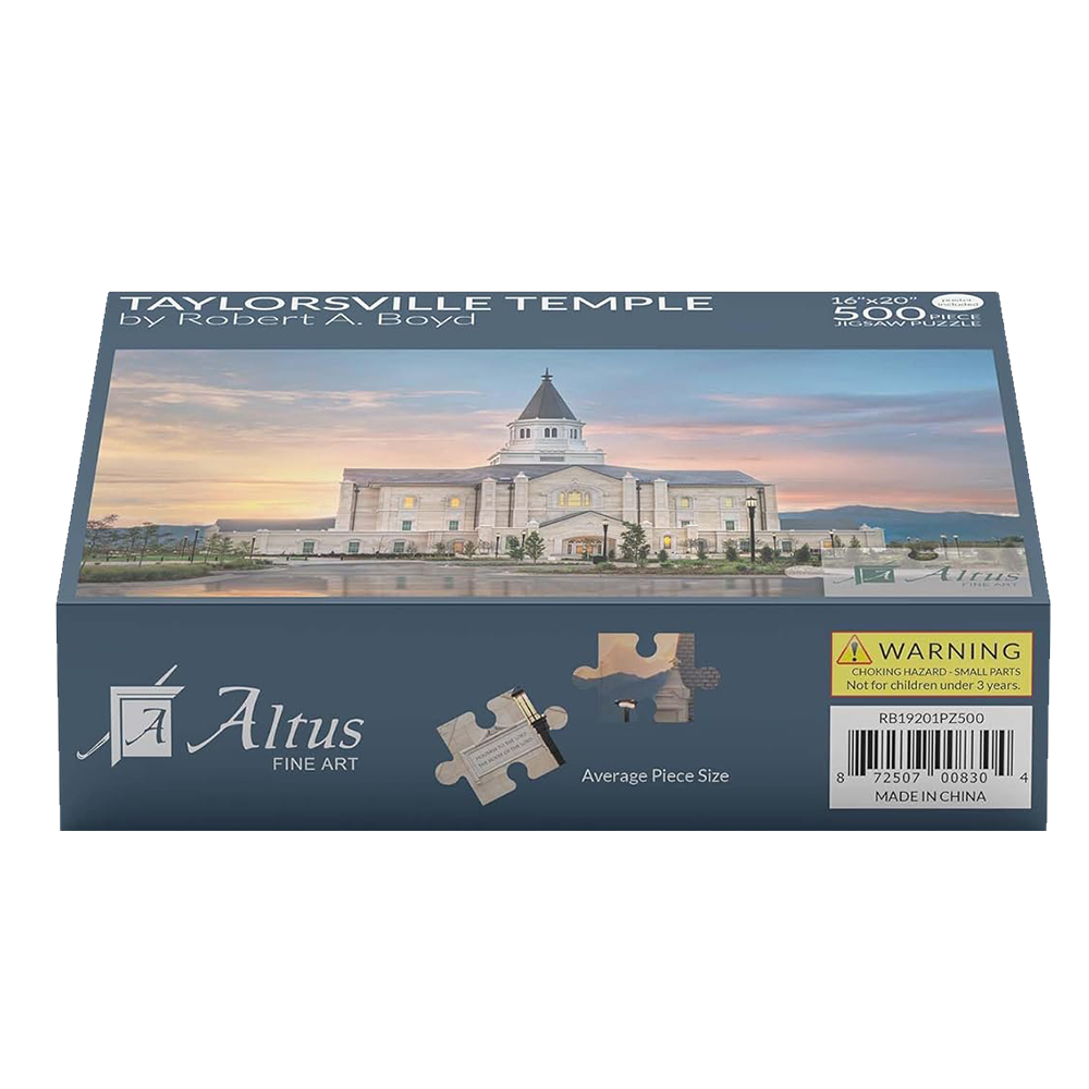 Taylorsville Utah Temple 500 Piece Puzzle, , large image number 2