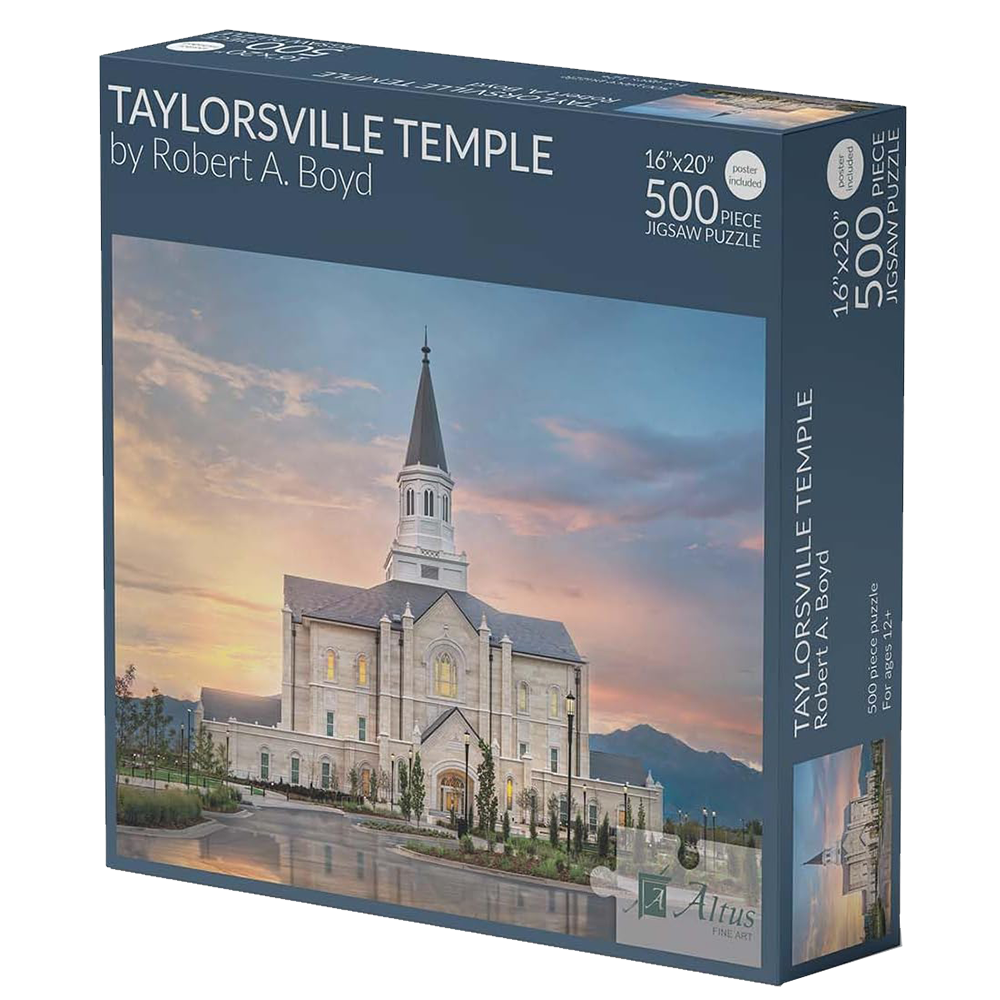 Taylorsville Utah Temple 500 Piece Puzzle, , large