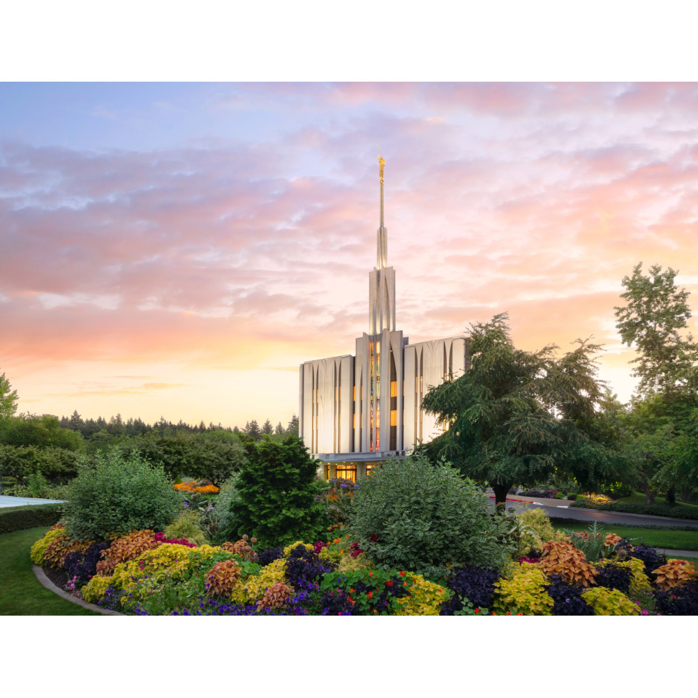Seattle Washington Temple - Glory to the Highest Print