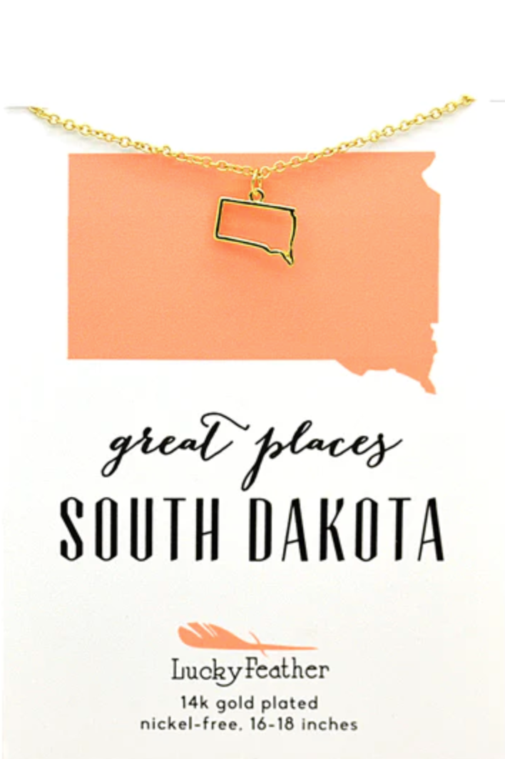 South Dakota State Necklace, , large image number 0