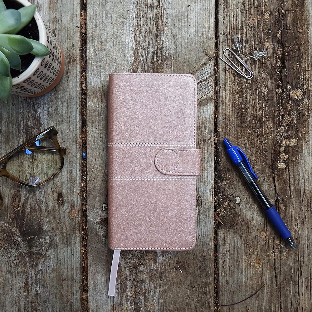 NIV Pocket Thinline Leather Bible Snap Close Pink, , large image number 3