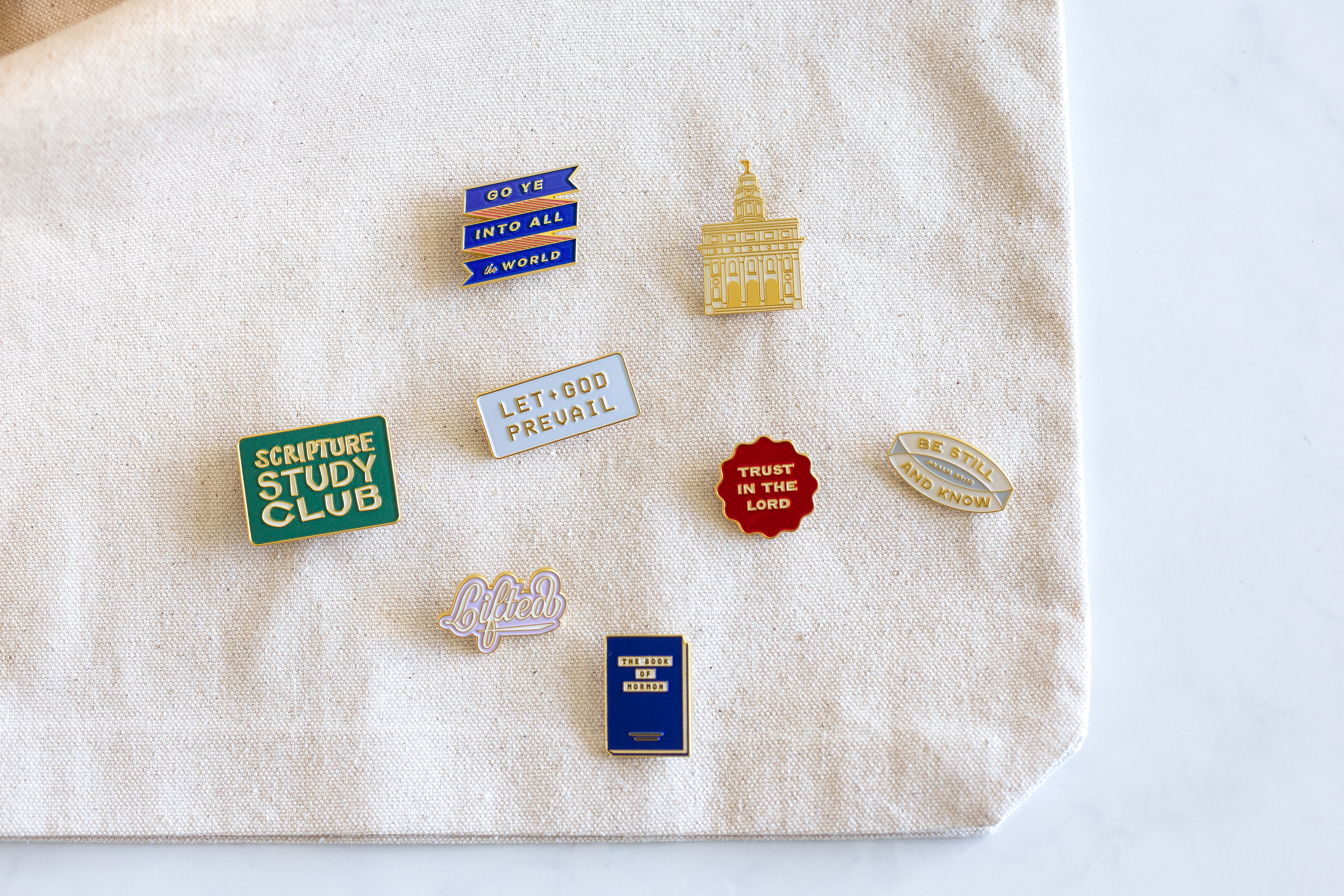 Let God Prevail Enamel Pin, , large