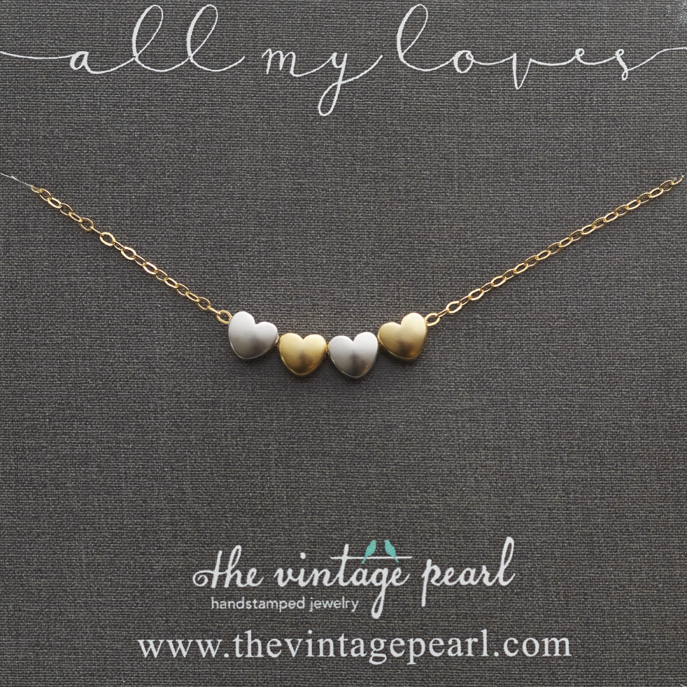 Four All My Loves Necklace