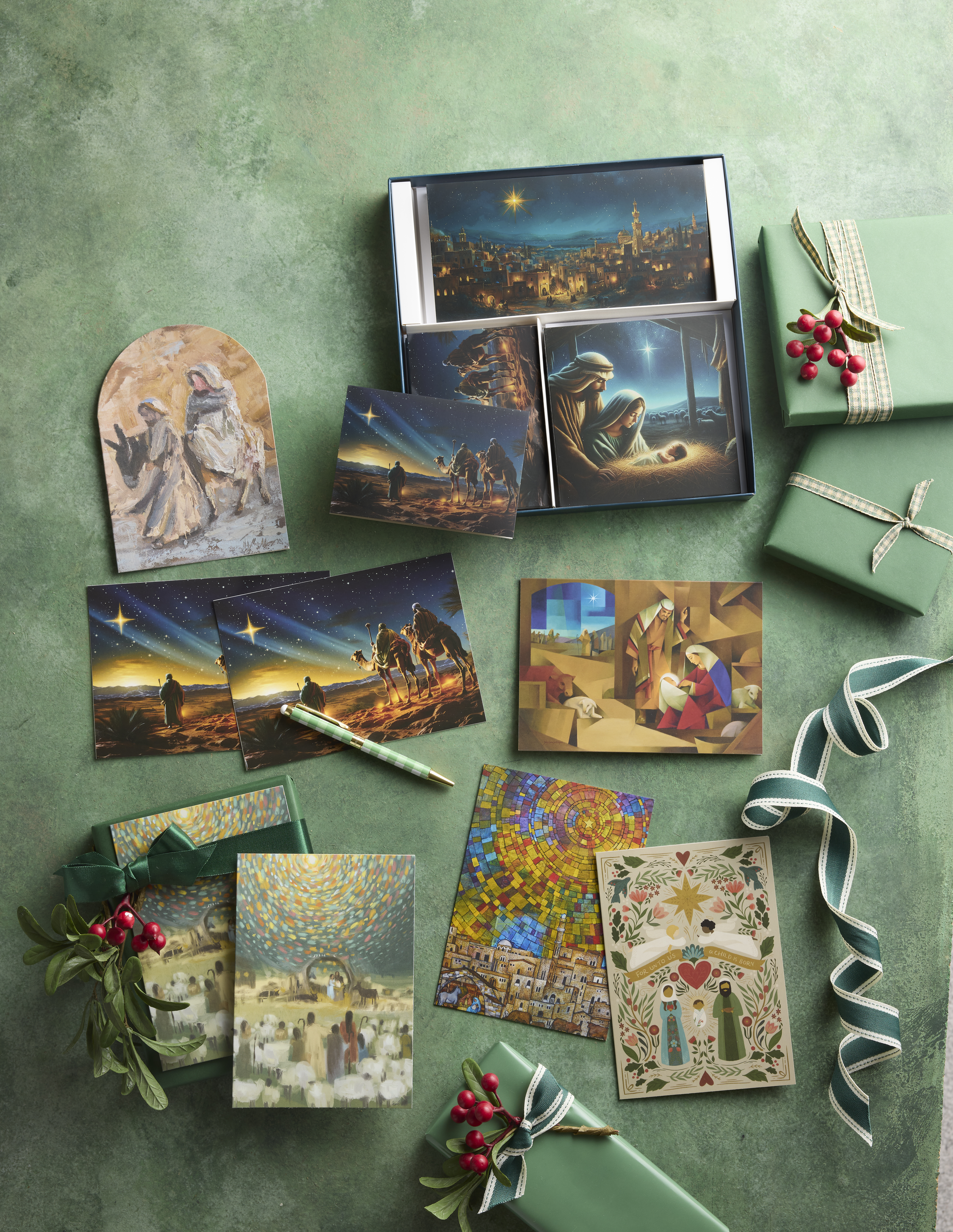 Christmas in Bloom Boxed Christmas Cards, , large image number 5