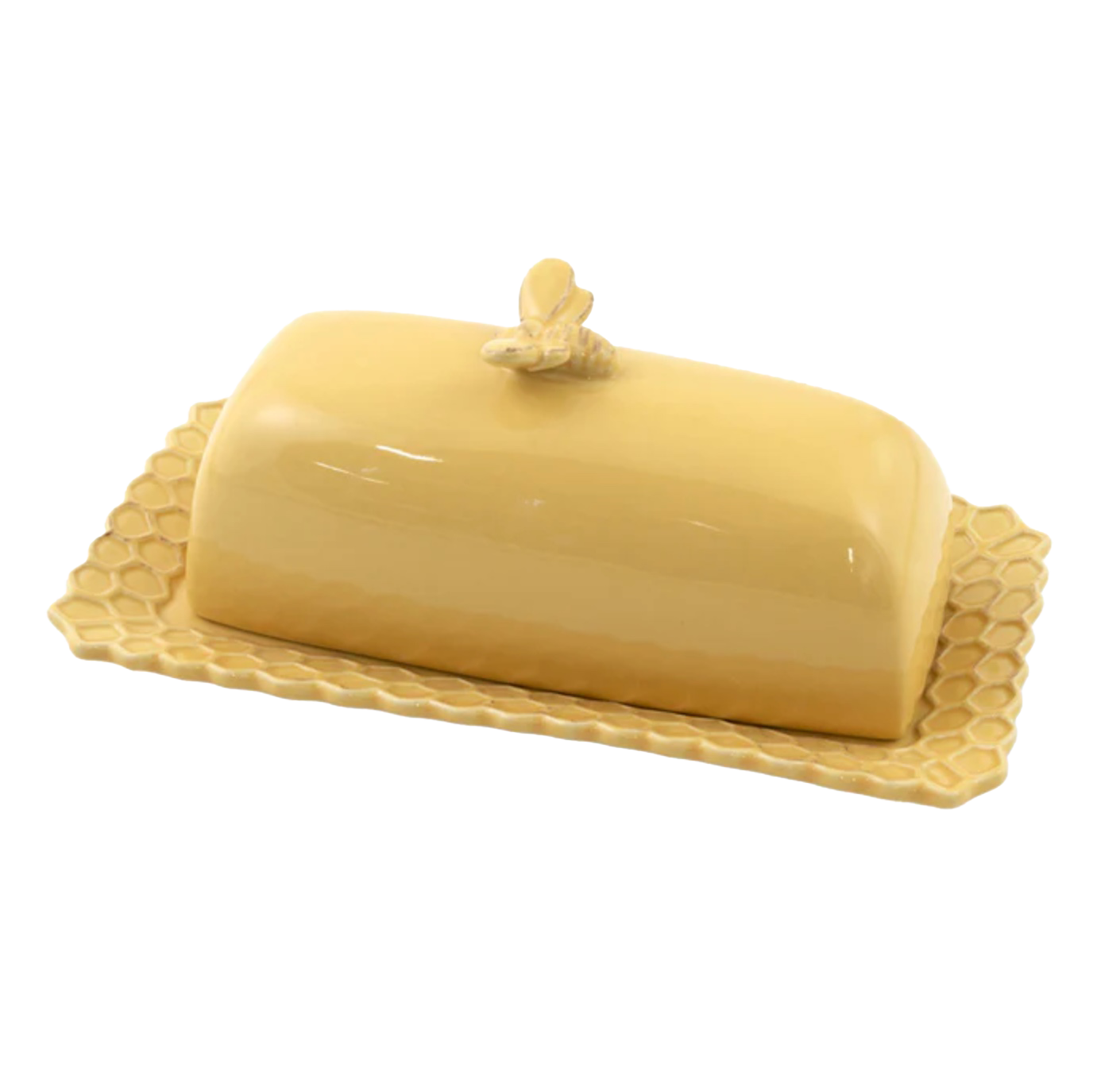 Honeycomb Butter Dish