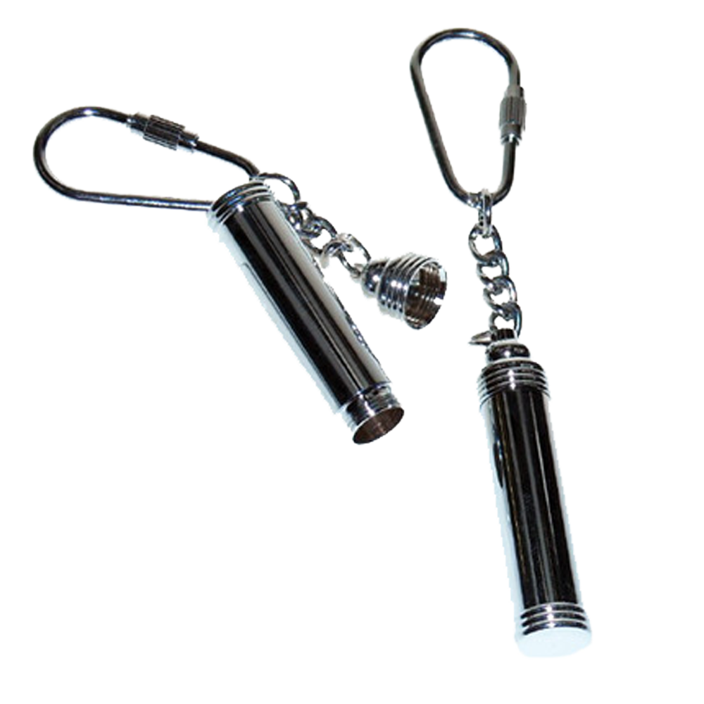 Screw Top Oil Vial with Bottle (Silver)