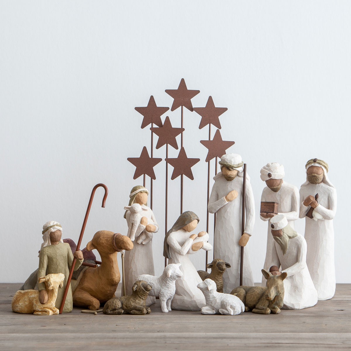 Willow Tree Holy Family Resin Nativity Figurines, , large image number 4