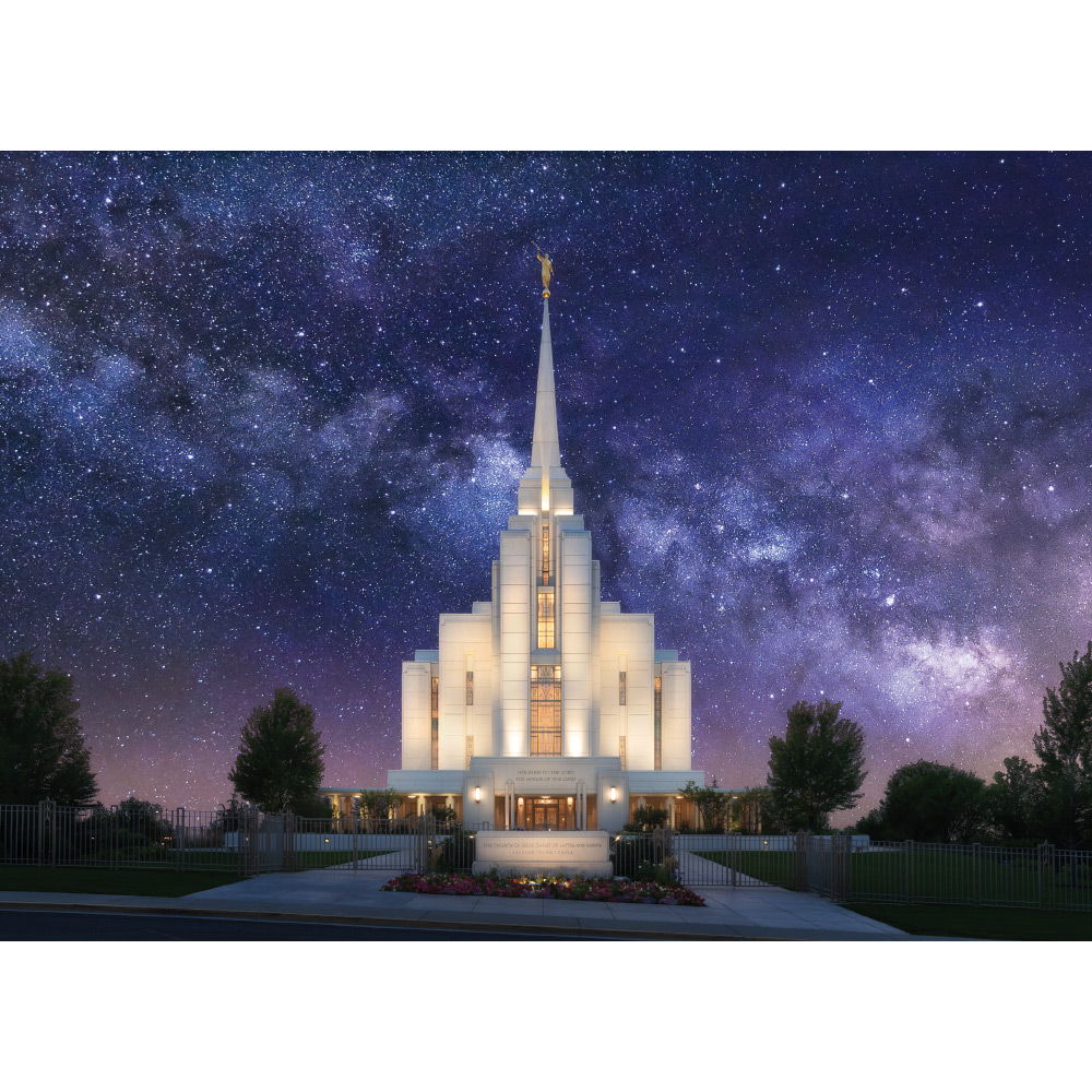 Rexburg Idaho Temple - For Eternity Print