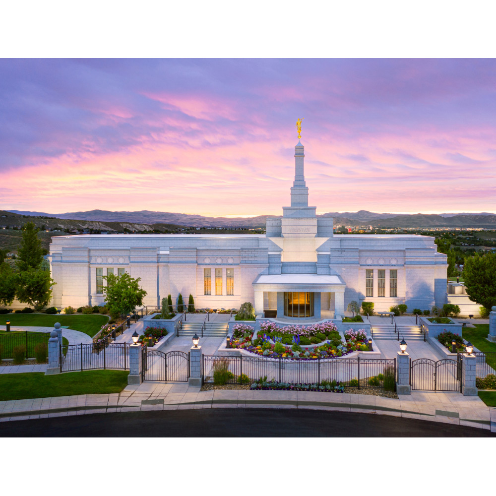 Reno Nevada Temple - Heavenly Light Print