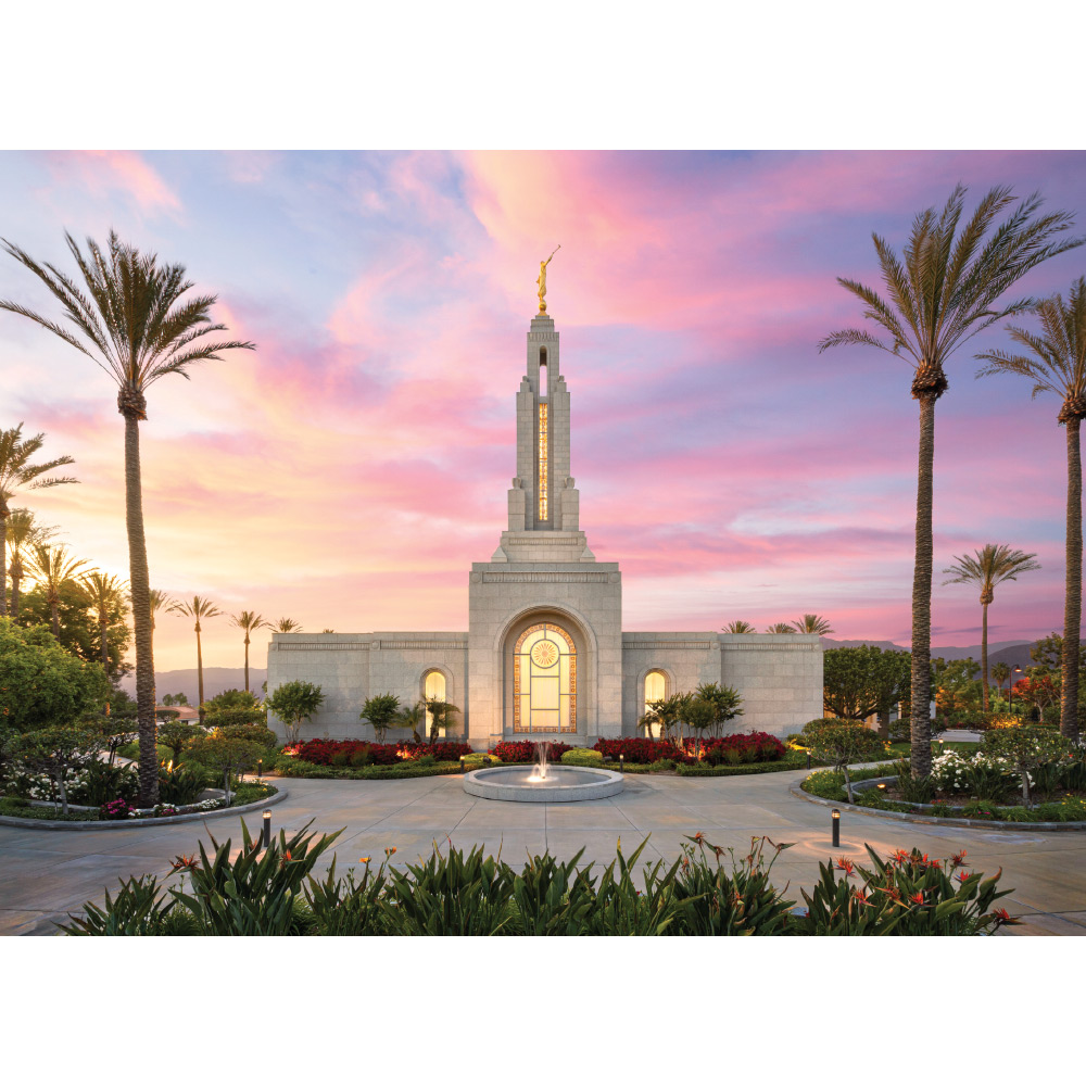 Redlands Washington Temple - Sunset Glow Print 