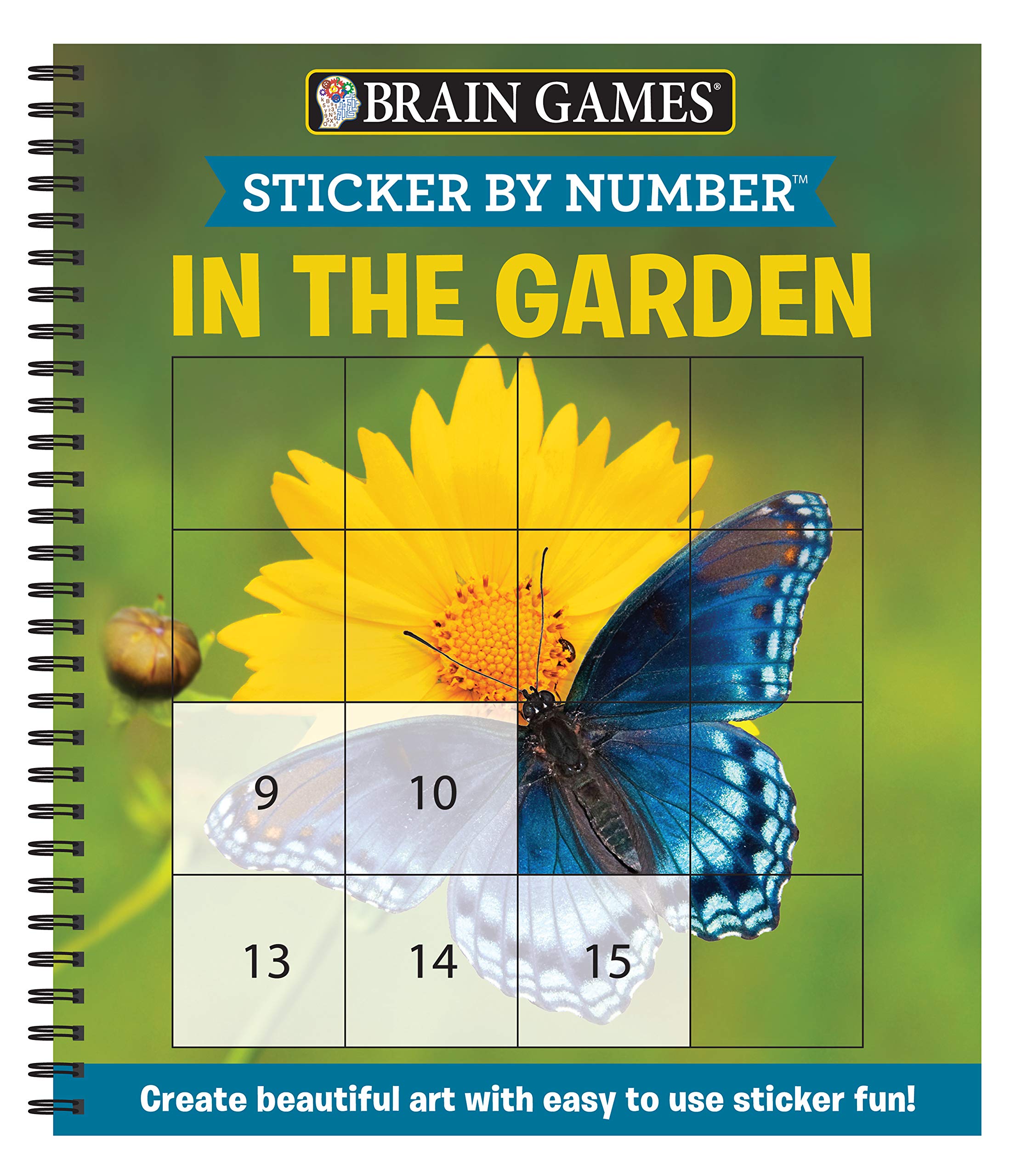Brain Games - Sticker by Number: In the Garden