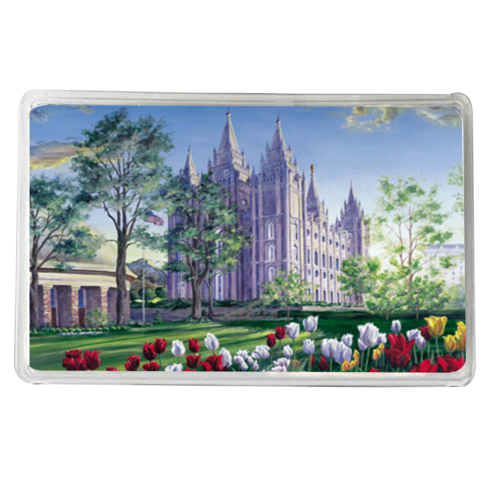 Salt Lake Temple Recommend Holder (Spanish)