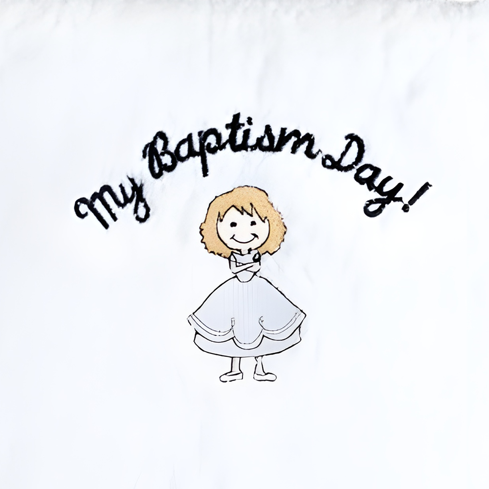 My Baptism Day Towel - Blonde Hair, , large image number 2