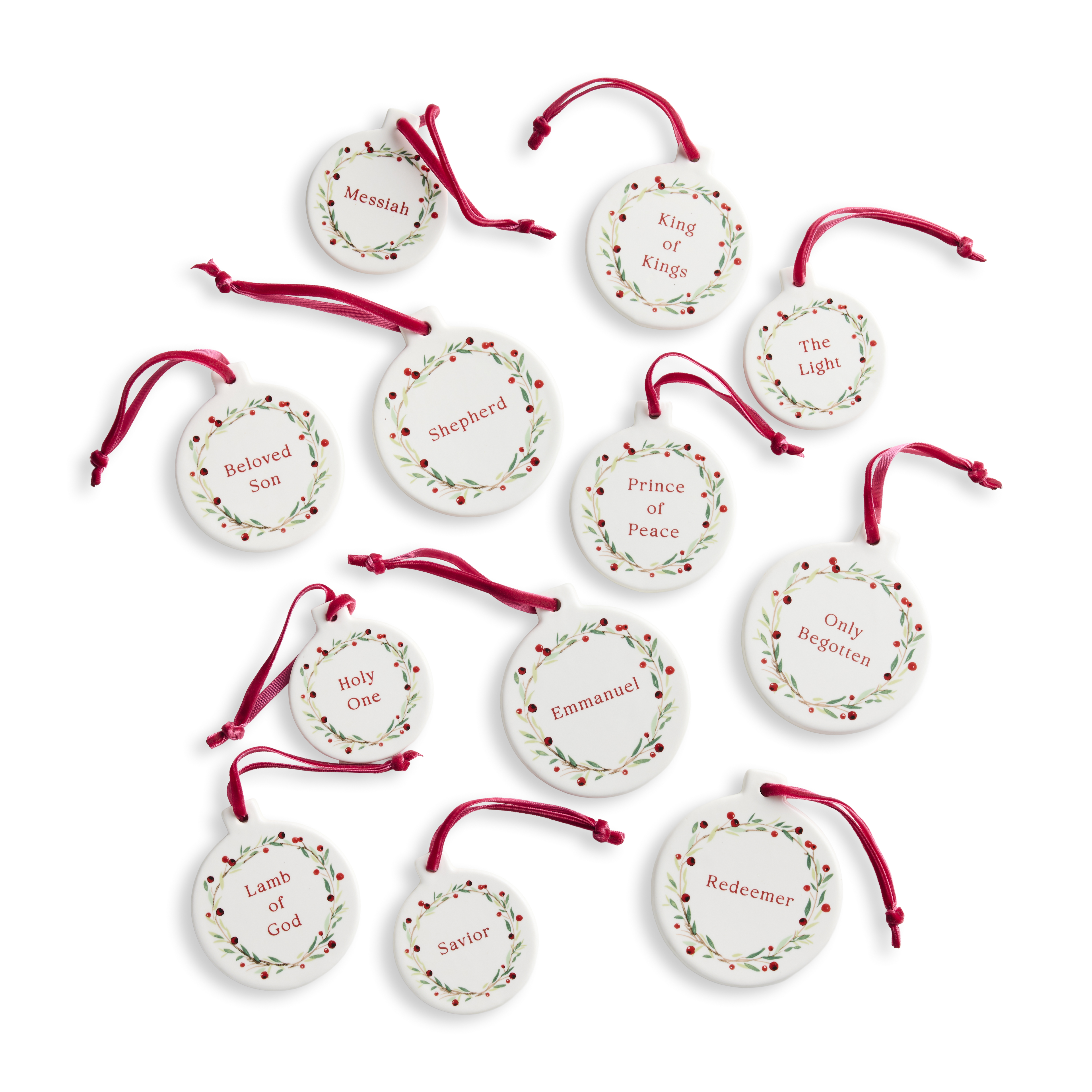 Names of Christ Ornaments
