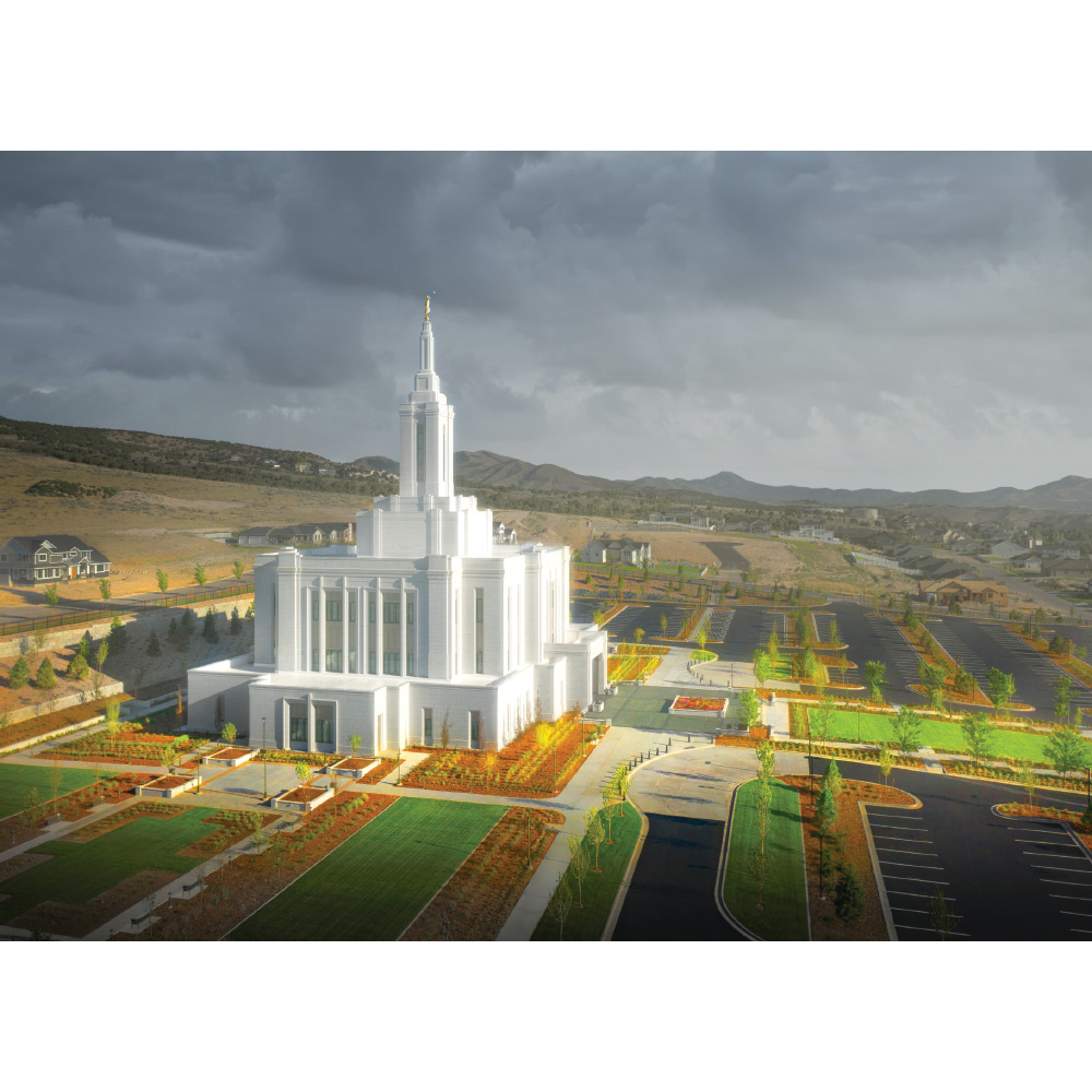 Pocatello Idaho Temple - A Place of Refuge Print 