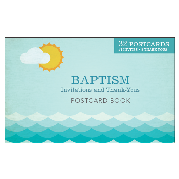 Baptism Announcement Postcards, , large
