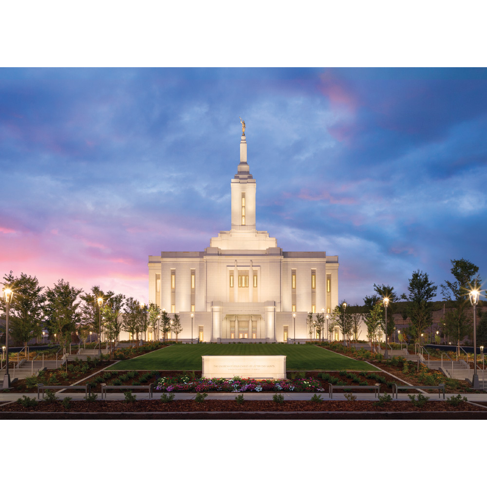 Pocatello Idaho Temple - Twilight Skies Print
