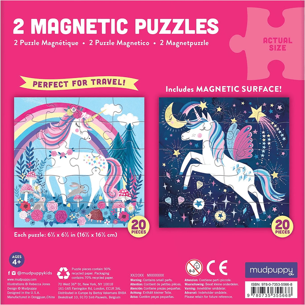 Magical Unicorn Magnetic Puzzles, , large