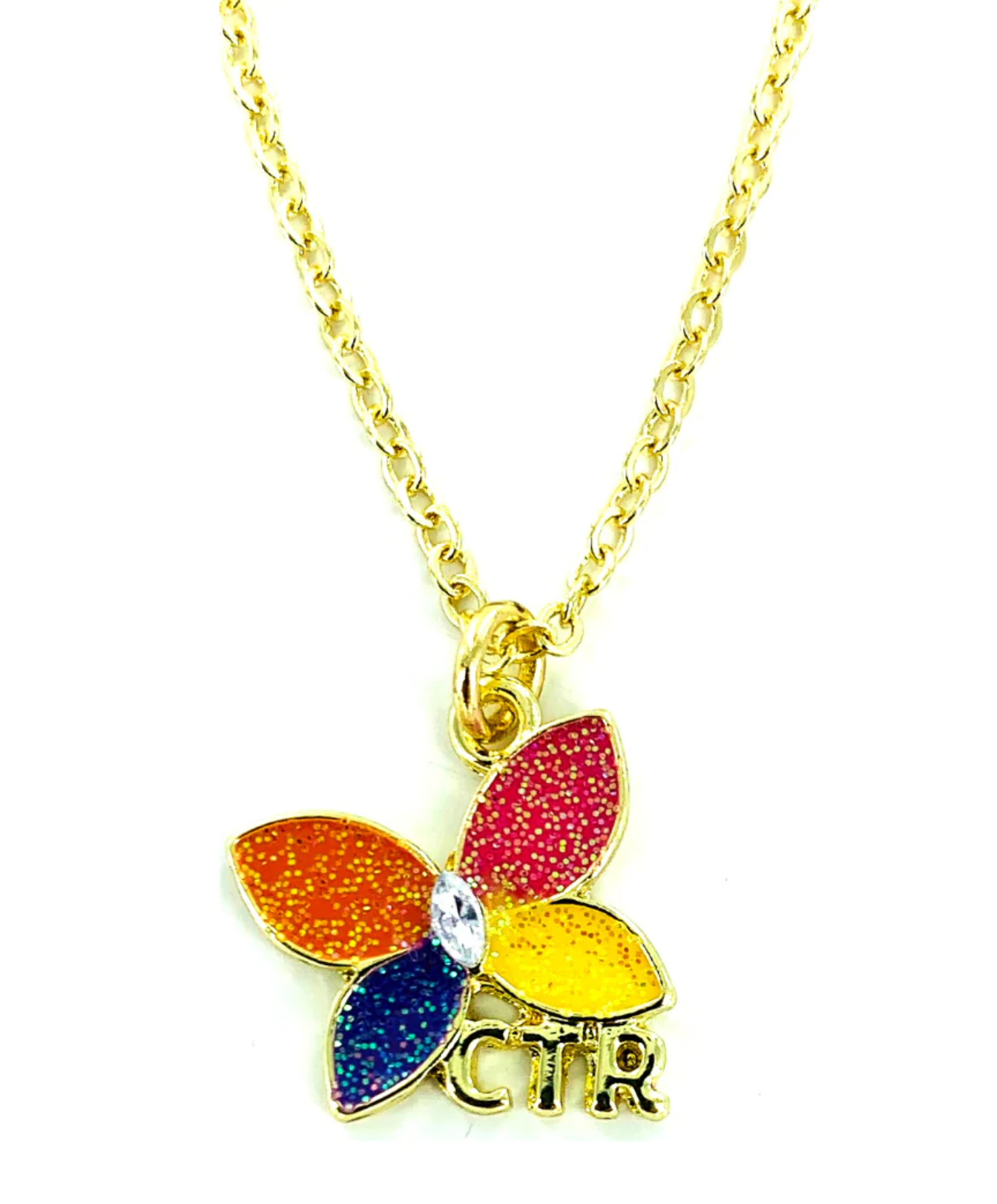 Sparkle Butterfly CTR Necklace, , large image number 1