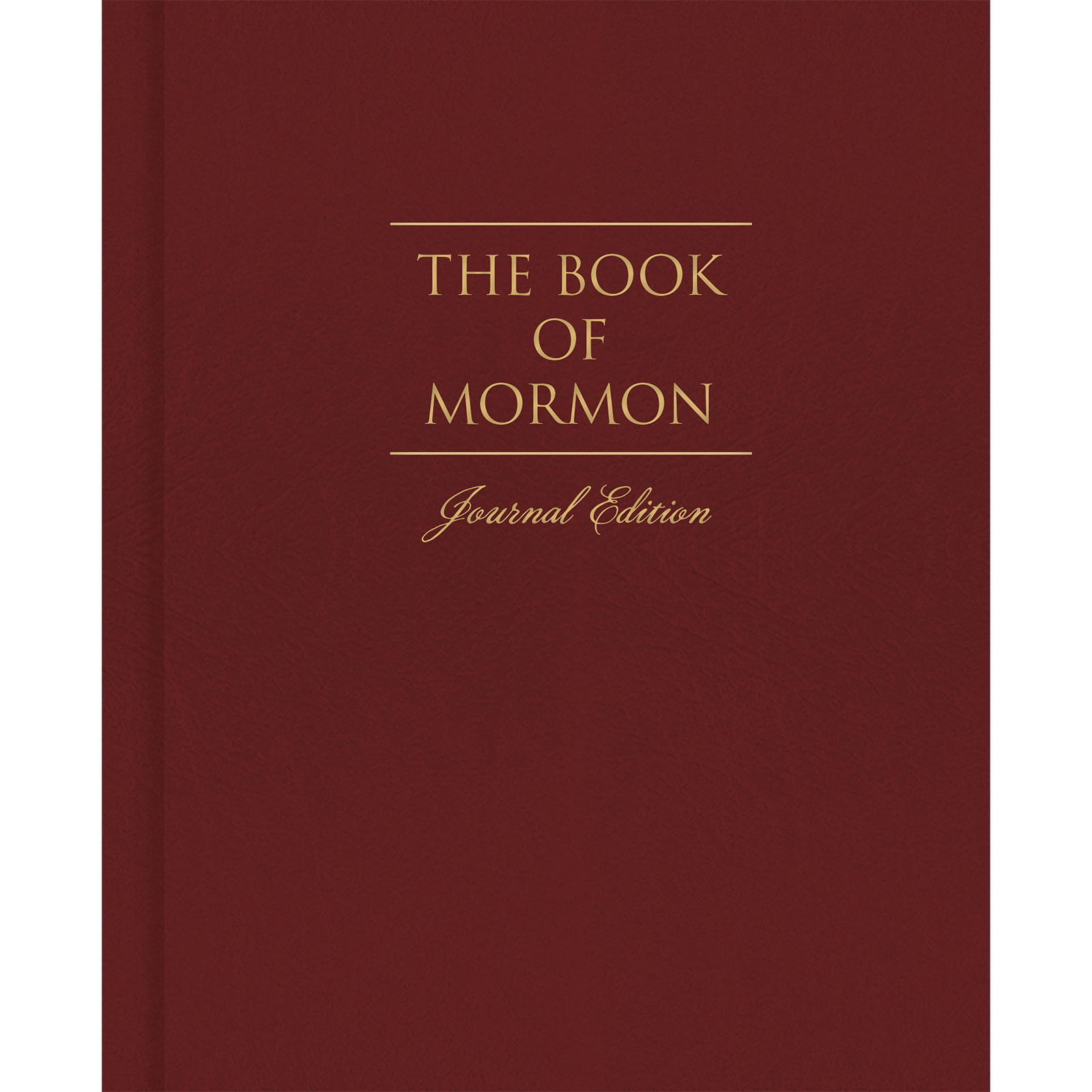 The Book of Mormon, Journal Edition, Red (No Index)