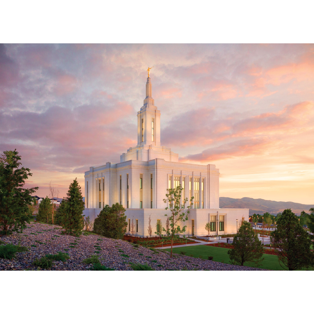 Pocatello Idaho Temple - Glory to the Highest Print